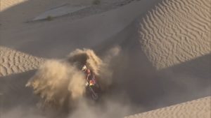 Vídeo Dakar, Etapa 2: As dificuldades de Toby Price nas dunas thumbnail